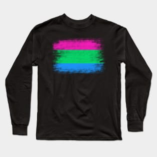 Polysexual flag Long Sleeve T-Shirt